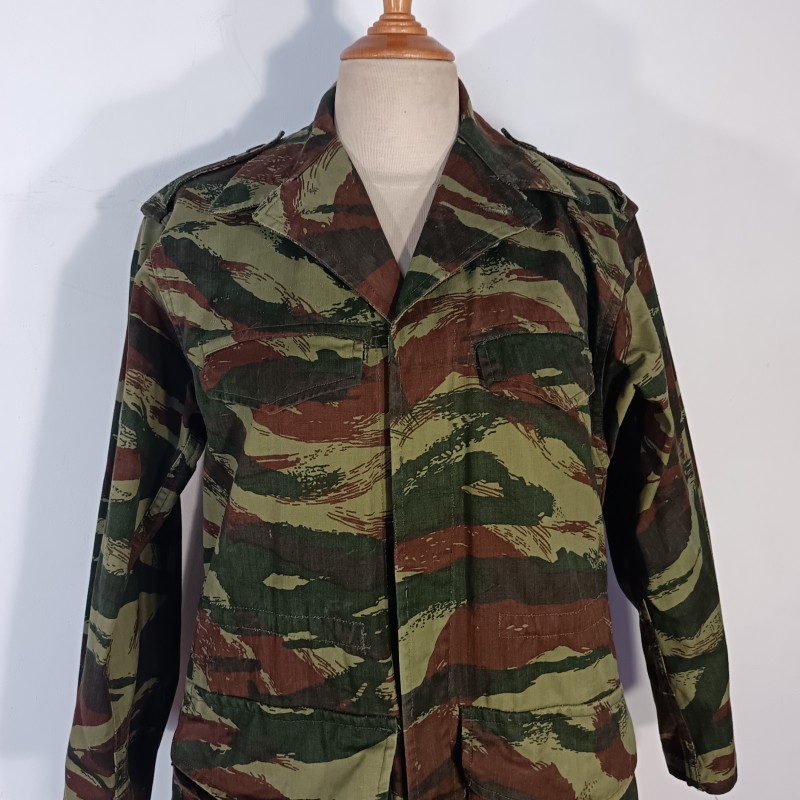 VESTE CAMOUFLEE MODELE 1947 TTA FABRICATION ANNEES 1970 LEGION TAP TROUPES DE MARINE
