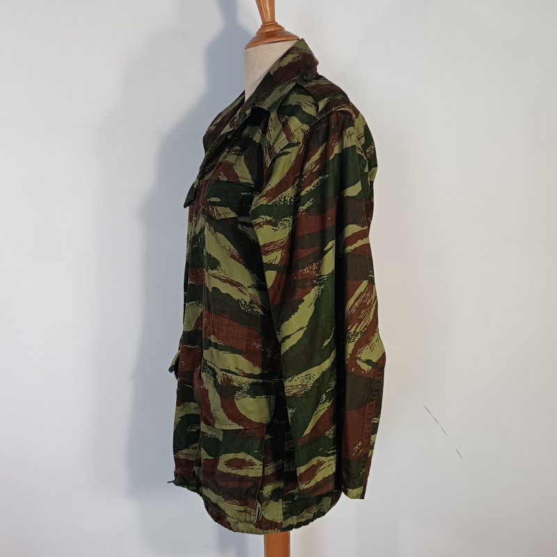 VESTE CAMOUFLEE MODELE 1947 TTA FABRICATION ANNEES 1970 LEGION TAP TROUPES DE MARINE