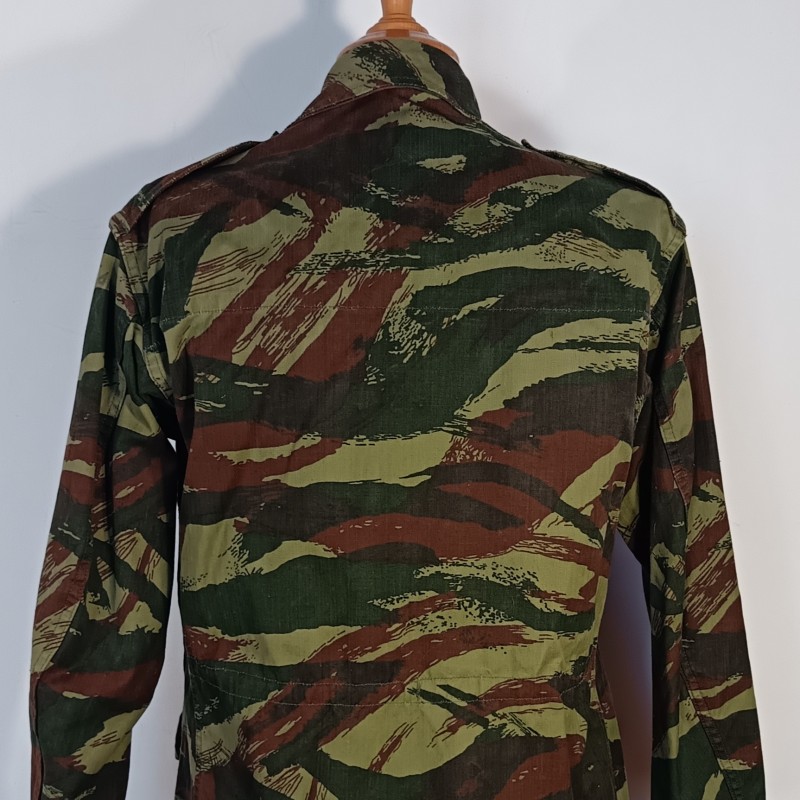 VESTE CAMOUFLEE MODELE 1947 TTA FABRICATION ANNEES 1970 LEGION TAP TROUPES DE MARINE