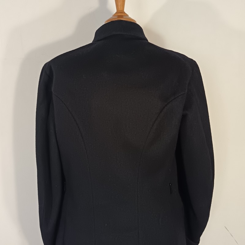 VESTE DES SAPEURS-POMPIERS COL POINTU DEMI SAXE VERS 1930 1940 DOUBLURE BLANCHE