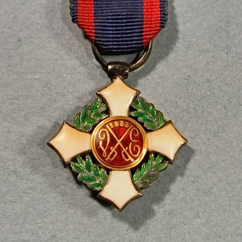 ITALIE REDUCTION DE LA MEDAILLE DE CHEVALIER DE L'ORDRE MILITAIRE DE SAVOIE