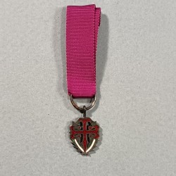 PORTUGAL REDUCTION DE LA MEDAILLE DE CHEVALIER DE L'ORDRE DE ST JACQUES ET L'EPEE