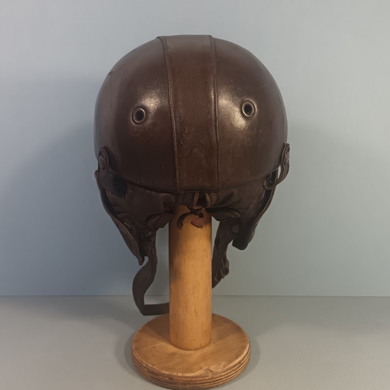 CASQUE DE PILOTE AVIATION 1940 EN CUIR GUENEAU AIRAILE OU ZINSZNER