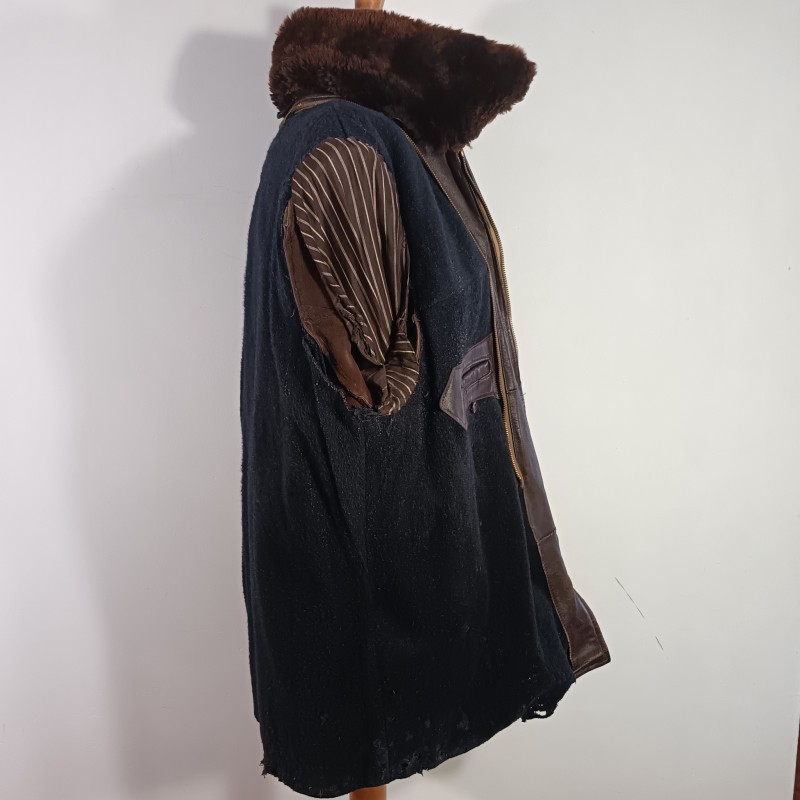 BLOUSON CUIR OU VESTE AVIATION ARMEE DE L'AIR ANNEES 1950 FABRICATION CIVIL OU MILITAIRE VINTAGE