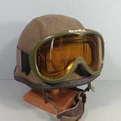 CASQUE F1 ARMEE FRANCAISE CAMOUFLE AVEC LA CAPUCHE DU SATIN 300 LUNETTE BOLLE