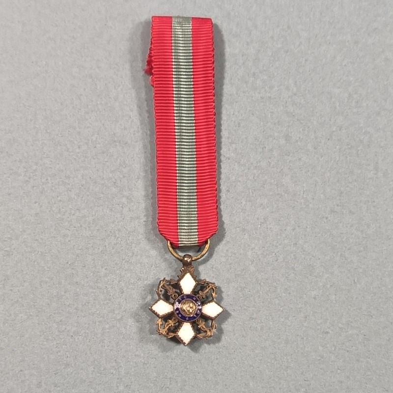 BRESIL REDUCTION DE LA MEDAILLE OU CROIX DE CHEVALIER DE L'ORDRE DU MERITE NAVAL MERIT ORDER CROSS MEDAL