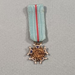 FRANCE REDUCTION DE LA MEDAILLE DE CHEVALIER DE L'ORDRE DE LA COURTOISIE FRANCAISE