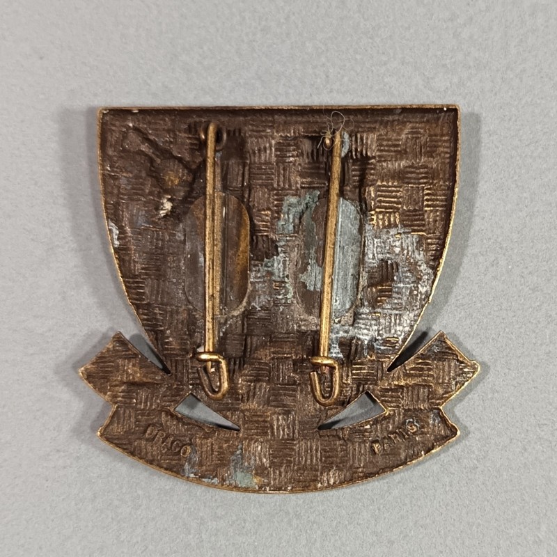 INSIGNE MILITAIRE POUR BERET VERT DES COMMANDOS MARINE FABRICATION DRAGO PARIS