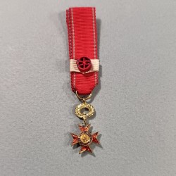 FRANCE REDUCTION DE LA MEDAILLE DE COMMANDEUR OU GRAND CROIX D'UN ORDRE FANTAISIE D'ENCOURAGEMENT AU BIEN