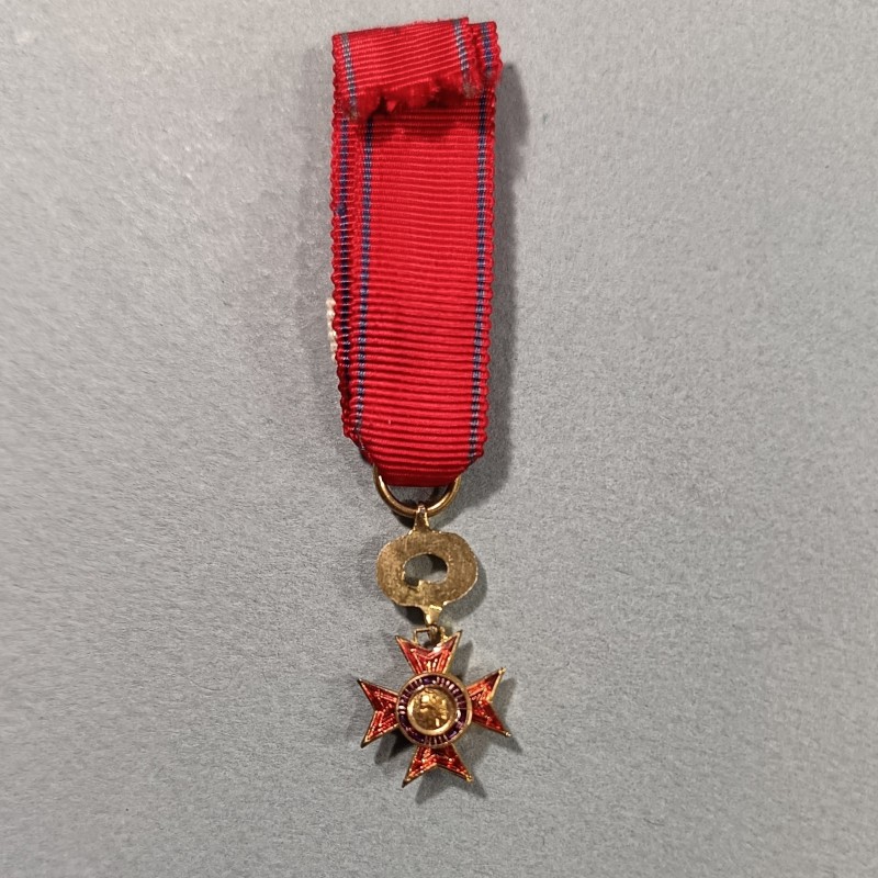 FRANCE REDUCTION DE LA MEDAILLE DE COMMANDEUR OU GRAND CROIX D'UN ORDRE FANTAISIE D'ENCOURAGEMENT AU BIEN