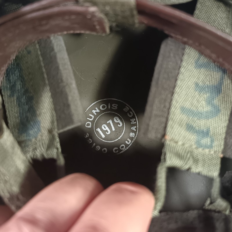 CASQUE F1 ARMEE FRANCAISE CAMOUFLE AVEC LA SALADE REGLEMENTAIRE + LUNETTE BOLLE LEGION ETRANGERE ET TTA