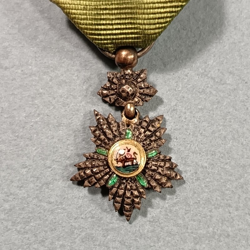 IRAN REDUCTION DE LA MEDAILLE OU ETOILE DE CHEVALIER DE L'ORDRE DU LION ET DU SOLEIL LION AND SUN ORDER