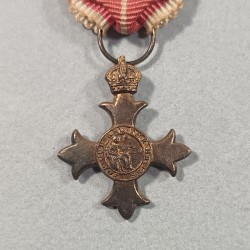 ROYAUME UNIS REDUCTION DE LA MEDAILLE OU CROIX DE L'ORDRE DE L'EMPIRE BRITANIQUE BRITISH ORDER MEDAL