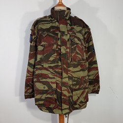 VESTE DE SAUT CAMOUFLEE DE PARACHUTISTE TAP MODELE 47/56 TROUPES AEROPORTEES 61 ème CT Cie DE TRANSMISSIONS