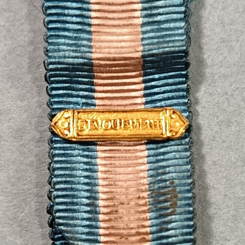 FRANCE REDUCTION DE LA MEDAILLE DE LA FEDERATION NATIONALE DE SAUVETAGE VALEUR CIVIQUE BARRETTE DEVOUEMENT