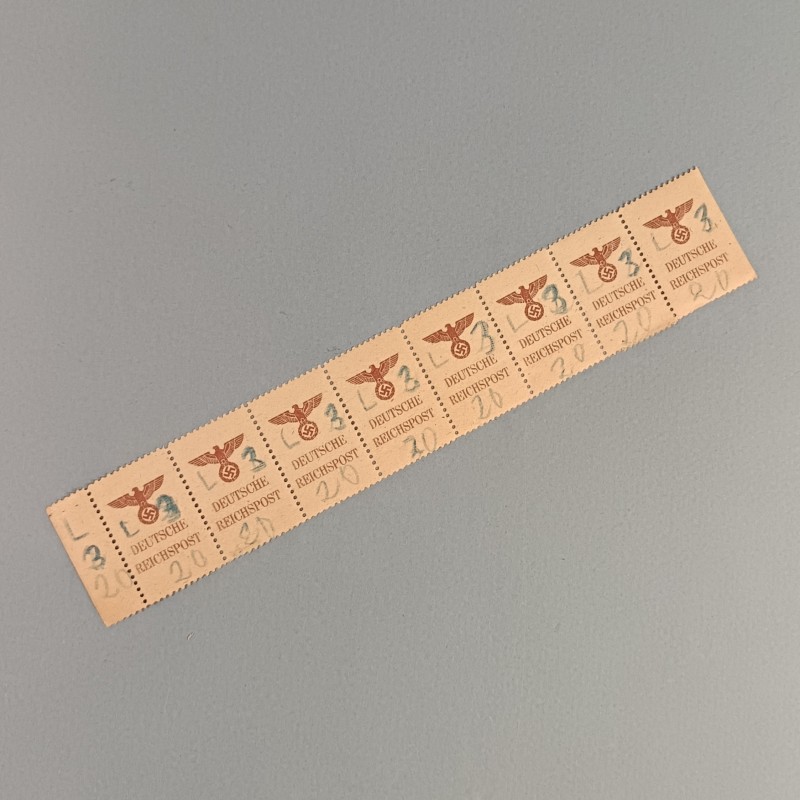 SERIE DE 8 TIMBRES ALLEMANDS OU FRANCHISES MILITAIRE DEUTSCHE REICHSPOST