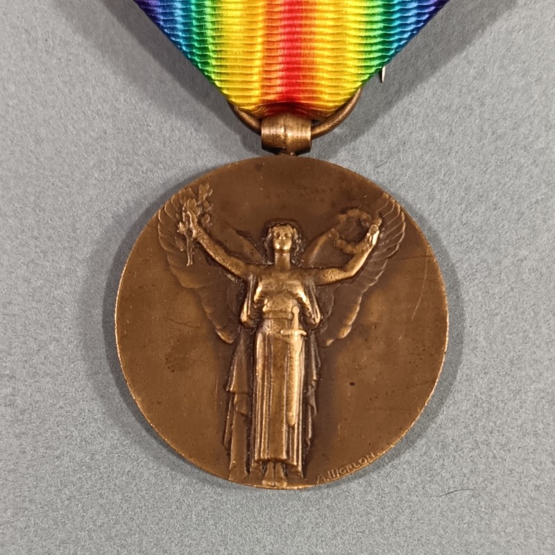 MEDAILLE INTERALLIEE DE LA VICTOIRE DE LA GRANDE GUERRE 1914-1918 GRAVEUR A. MORLON