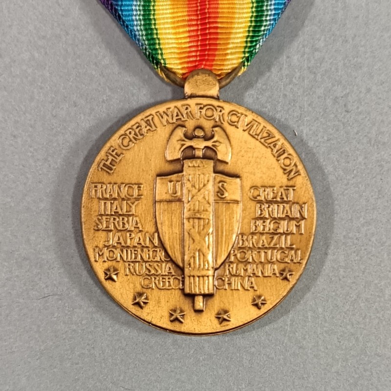 ETAT UNIS USA MEDAILLE INTERALLIEE DE LA VICTOIRE DE LA GRANDE GUERRE 1914-1918