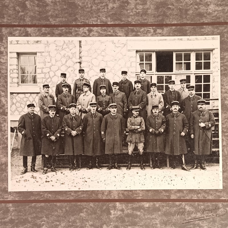 ENSEMBLE DE 4 GRANDES PHOTOS CARTONNEES DU 6 ème REGIMENT DE CUIRASSIERS ANNEES 1920-1930