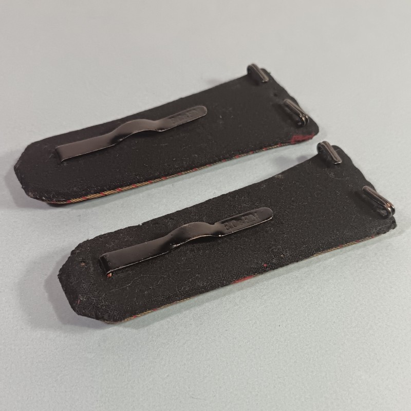 PAIRE D'EPAULETTES D'OFFICIER EN CANNETILLE COMMIS ET OUVRIERS D'ADMINISTRATION POUR LA GRANDE TENUE TROISIEME REPUBLIQUE