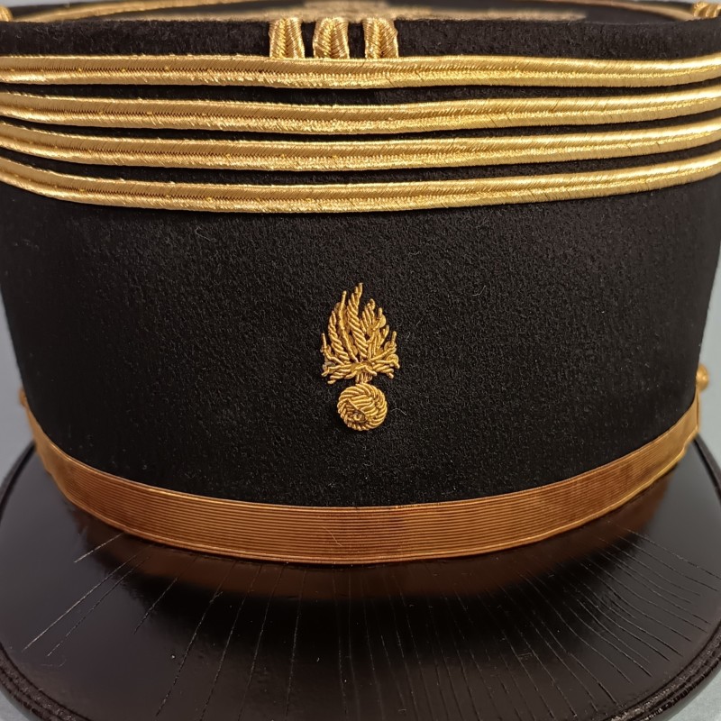 KEPI DE COMMANDANT D'ETAT MAJOR DU GENIE MILITAIRE MODELE 1919 - 1931 SECONDE GUERRE 1939 1945 TAILLE 57-58
