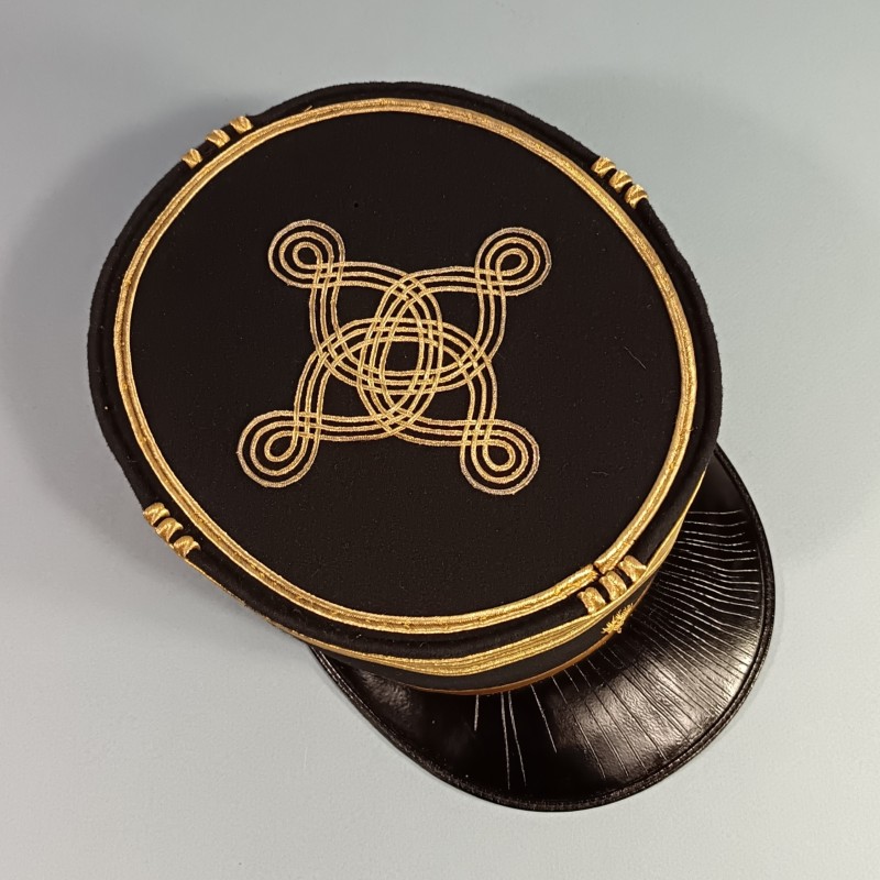 KEPI DE COMMANDANT D'ETAT MAJOR DU GENIE MILITAIRE MODELE 1919 - 1931 SECONDE GUERRE 1939 1945 TAILLE 57-58