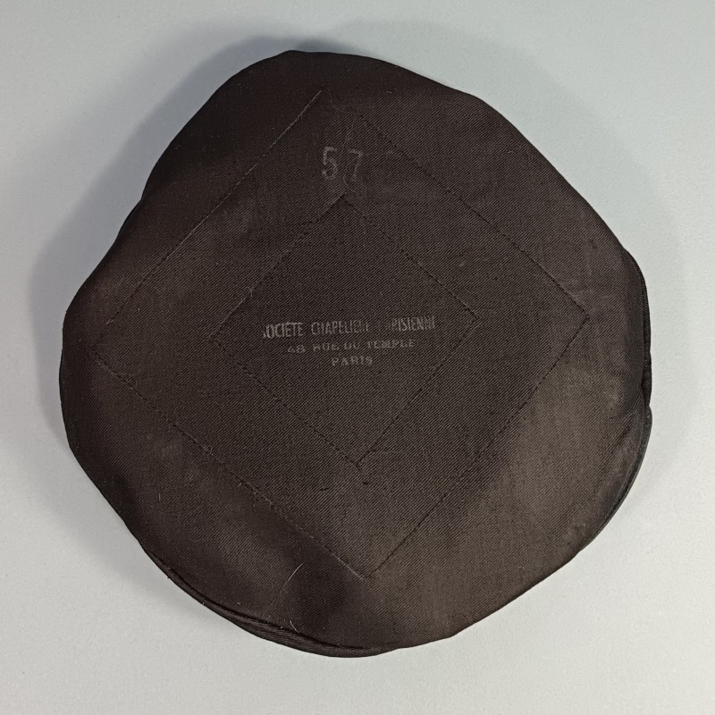 BERET BLEU ROI EN 3 PARTIES MODELE 1947 NEUF DE STOCK FABRICANT SOCIETE CHAPELIERS PARISIENS PARACHUTISTES METRO TAP