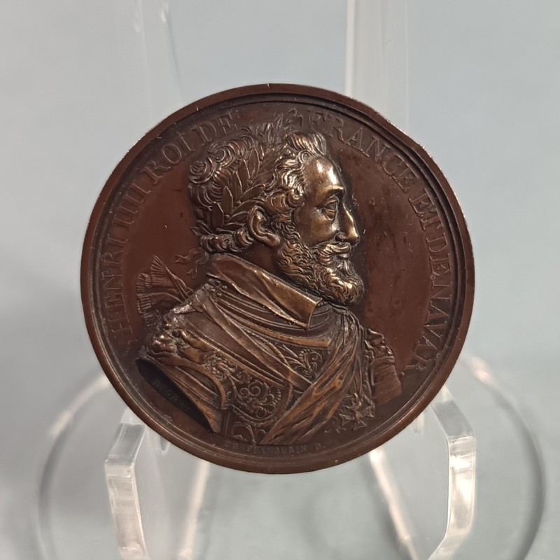 MEDAILLE LOUIS XVIII ORDRE ROYAL DE LA LEGION D'HONNEUR RESTAURATION EN BRONZE DIAMETRE 4 cm