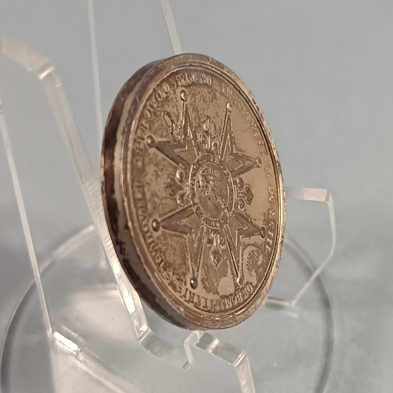 MEDAILLE LOUIS XIV ORDRE MILITAIRE DE SAINT LOUIS ETABLISSEMENT DE L'HOPITAL GENERAL PARIS 1656