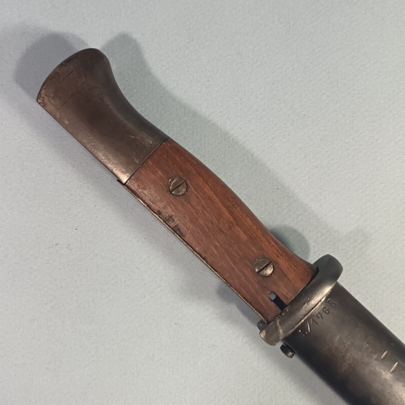 BAIONNETTE ALLEMANDE 98K FOURREAU ET BAIONNETTE AVEC MEME NUMERO ET CODE FABRICANT S/176G 1935 PAUL WEYERSBERG & CO