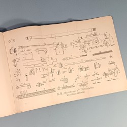 MANUEL D'INSTRUCTION REGLEMENT SUR LES SECTIONS DE MITRAILLEUSES D'INFANTERIE MODELE 1907 TRANSFORMEES 1916