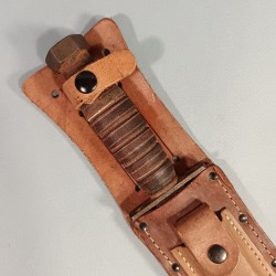 COUTEAU US DE SURVIE DE PILOTE DE L'USAAF CAMILLUS N.Y. DATE 1985 AVIATION AMERICAINE FIGTH KNIFE