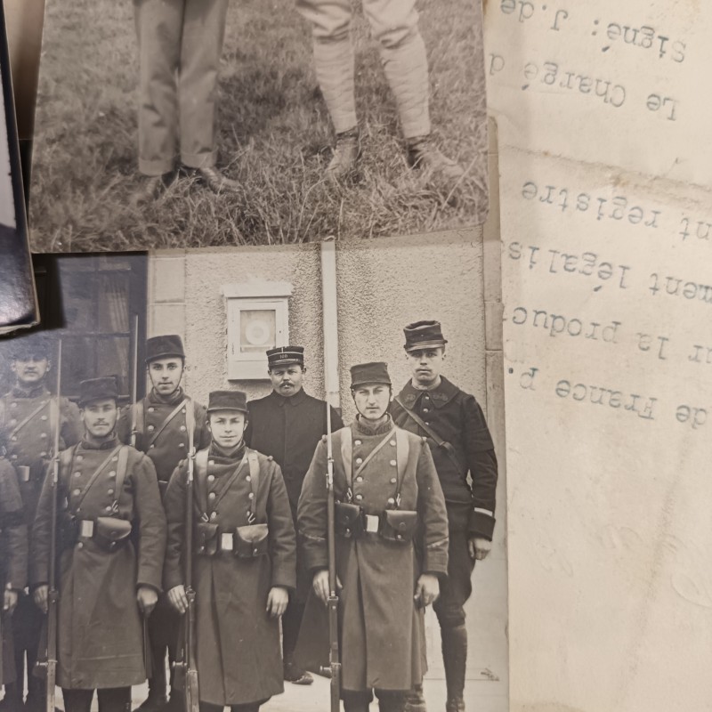 SOUVENIR D'UN SOLDAT DU 160 ème REGIMENT D'INFANTERIE GUERRE 1914 1918 LIVRET PAPIER PHOTOS CERTIFICATS