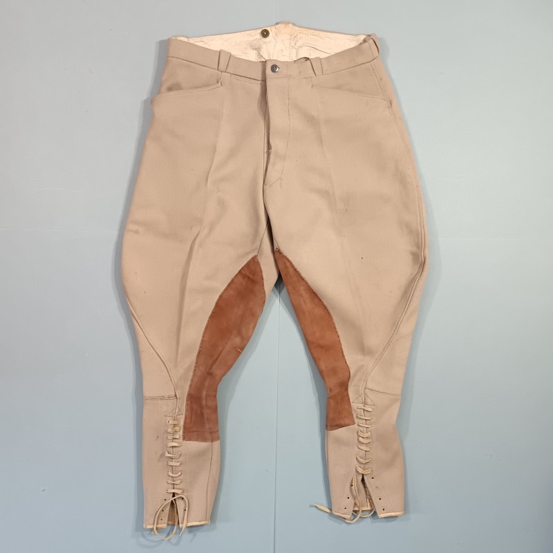 PANTALON CULOTTE MASTIC SOUS OFFICIERS ET OFFICIER MODELE 1929 TOUTES ARMES ET CAVALERIE CAMPAGNE 1939 1940