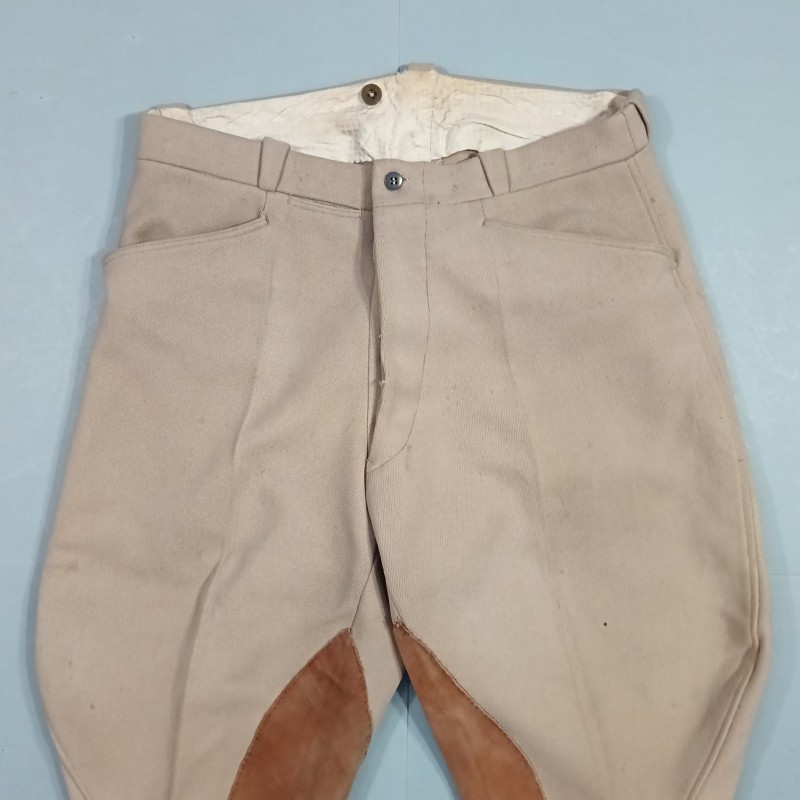 PANTALON CULOTTE MASTIC SOUS OFFICIERS ET OFFICIER MODELE 1929 TOUTES ARMES ET CAVALERIE CAMPAGNE 1939 1940