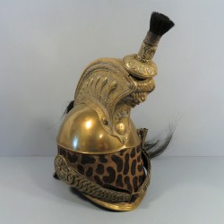 CASQUE TROUPE DE DRAGON MODELE 1858 DATE 1971 SECOND EMPIRE DEBUT TROISIEME REPUBLIQUE 100 % DANS SON JUS