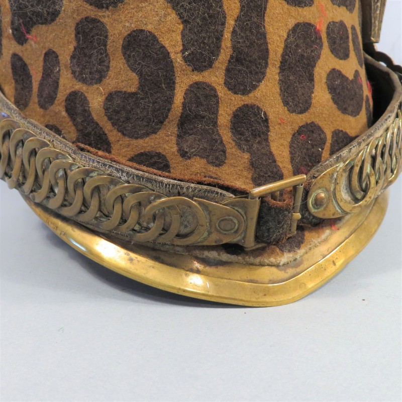 CASQUE TROUPE DE DRAGON MODELE 1858 DATE 1971 SECOND EMPIRE DEBUT TROISIEME REPUBLIQUE 100 % DANS SON JUS