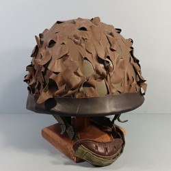 CASQUE F1 ARMEE FRANCAISE CAMOUFLE AVEC LA SALADE REGLEMENTAIRE LEGION ETRANGERE ET TOUTES ARMES
