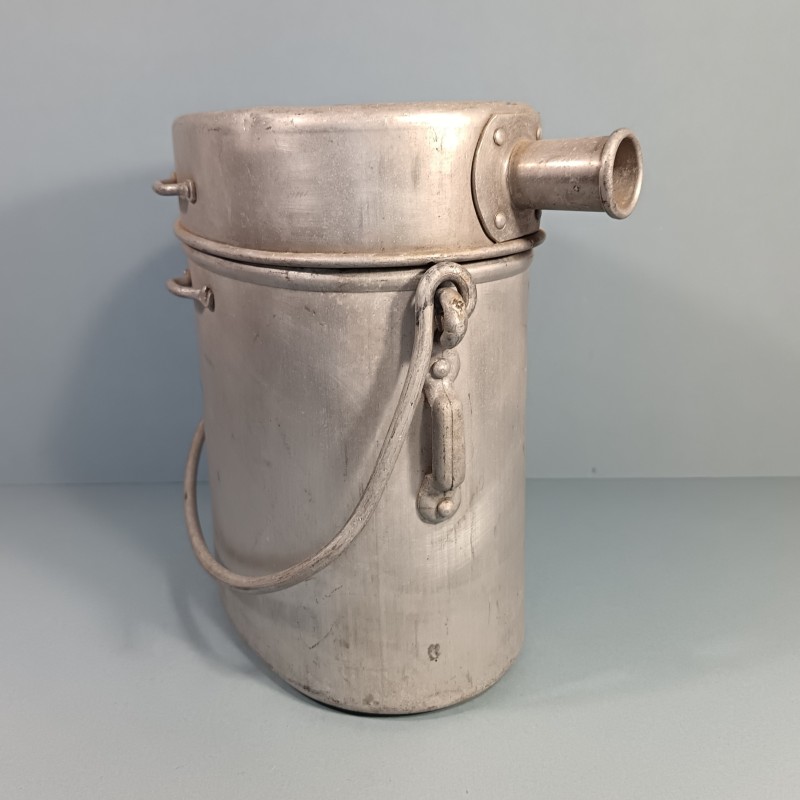 GAMMELE COLLECTIVE OU BOUTHEON BOUTEILLON EN ALUMINIUM FABRICATION 1945 1950 MARQUAGE 1ère COMPAGNIE