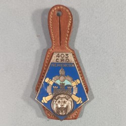INSIGNE MILITAIRE 403 ème CRD NEMENCHA COMPAGNIE REPARATION DIVISIONNAIRE FABRICATION DRAGO PARIS G1528
