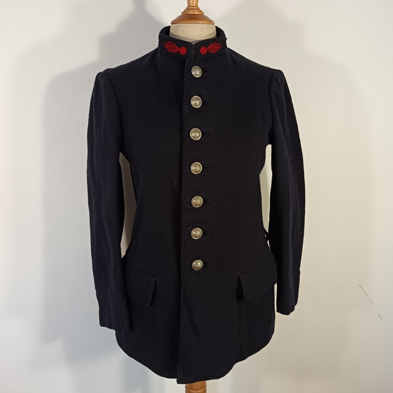 VESTE DES SAPEURS-POMPIERS MODELE 1893 1900 FABRICATION EQUIPEMENT MILITAIRE J. MEUNIER A LYON