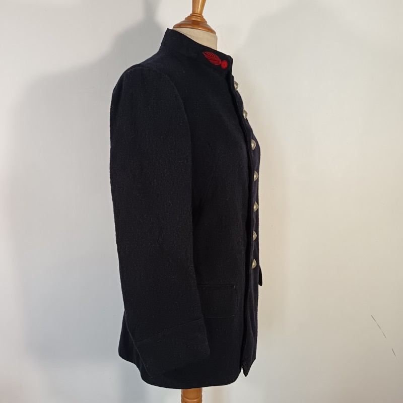 VESTE DES SAPEURS-POMPIERS MODELE 1893 1900 FABRICATION EQUIPEMENT MILITAIRE J. MEUNIER A LYON