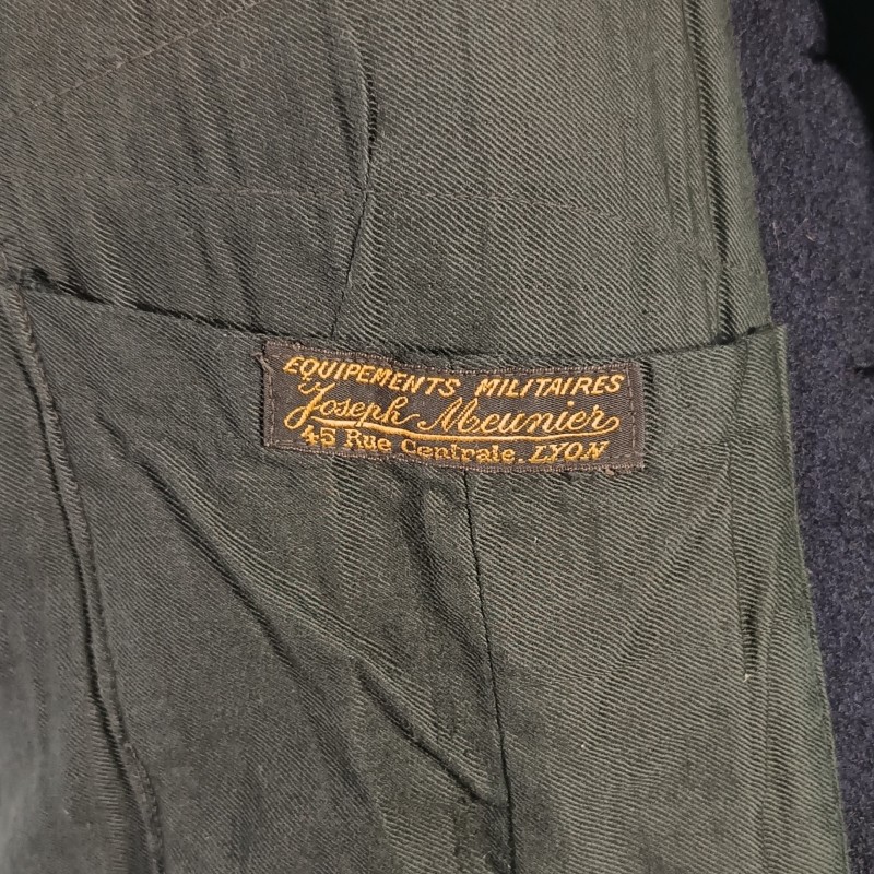 VESTE DES SAPEURS-POMPIERS MODELE 1893 1900 FABRICATION EQUIPEMENT MILITAIRE J. MEUNIER A LYON