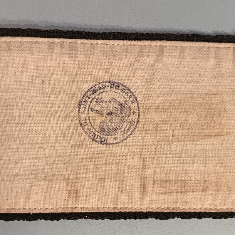 CEINTURE DE FEU OU DE FORCE POUR SAPEURS POMPIERS MODELE ANCIEN A PARTIR DE LA TROISIEME REPUBLIQUE JUSQU'AUX ANNEES 1950