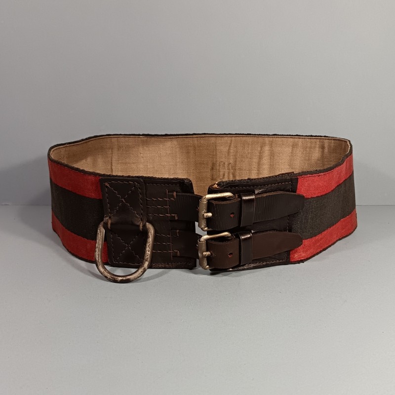 CEINTURE DE FEU OU DE FORCE POUR SAPEURS POMPIERS MODELE ANCIEN A PARTIR DE LA TROISIEME REPUBLIQUE JUSQU'AUX ANNEES 1950