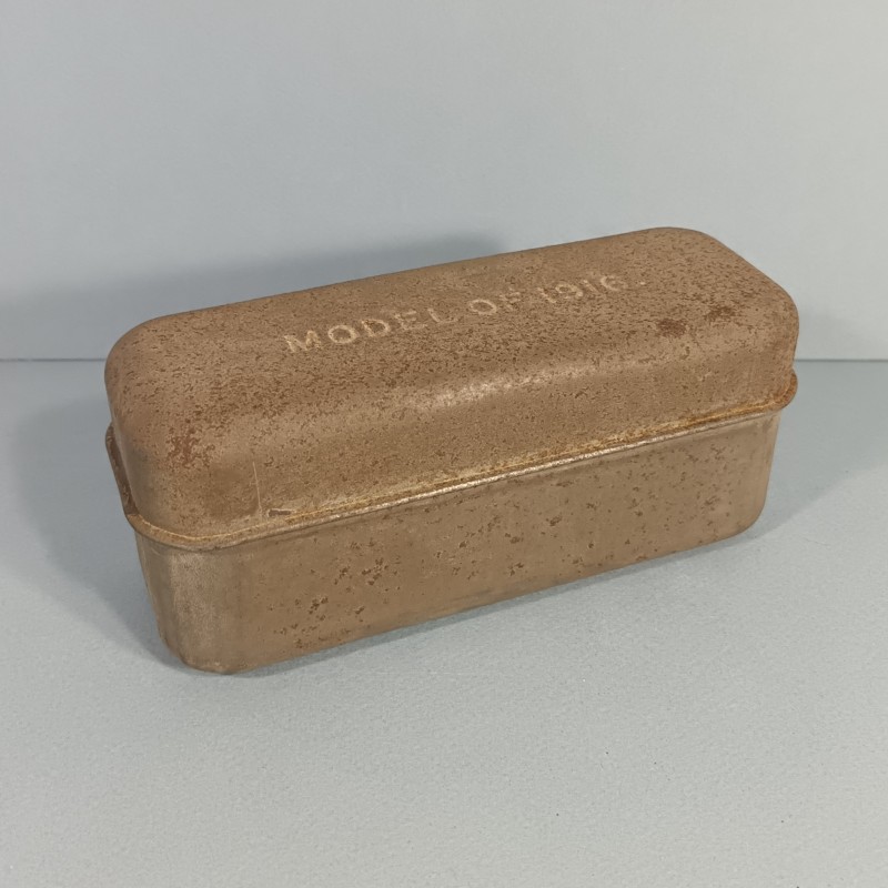 BOITE A VIVRE MODELE US 1916 US ARMY BECON CAN MODELE OF 1916 WW1 BOITE A VIANDE