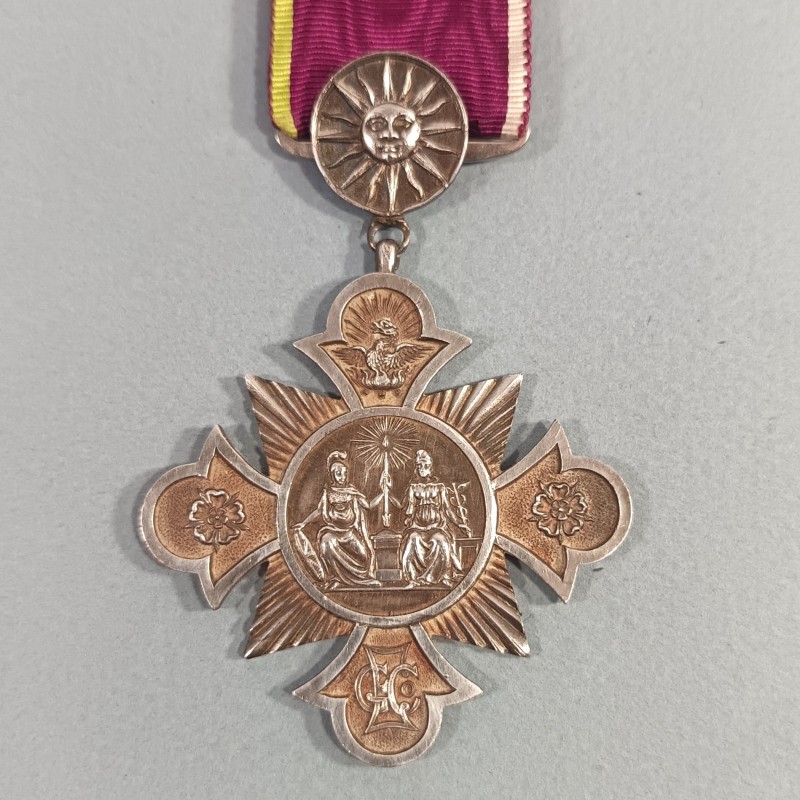 BRITISH MEDAILLE DE L'EUROPEAN GAZ COMPAGNIE DE LONDRE ATTRIBUEE A UN FRANCAIS POUR SERVICES EXEPTIONNELS EN 1879