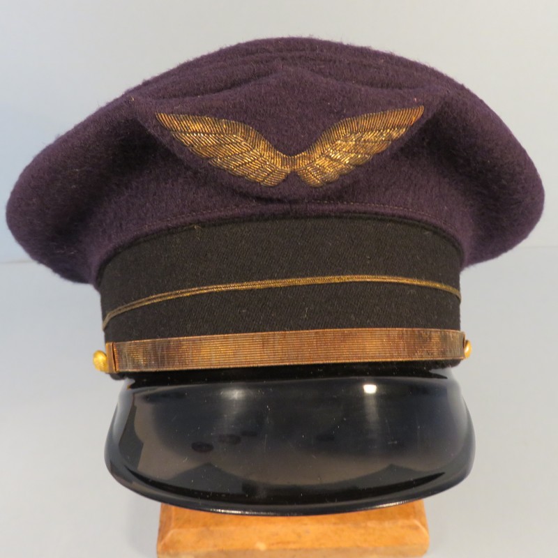 CASQUETTE AVIATION ANNEES 1950 ADJUDANT TAILLE 56 ARMEE DE L'AIR ET PERSONNEL NAVIGANT