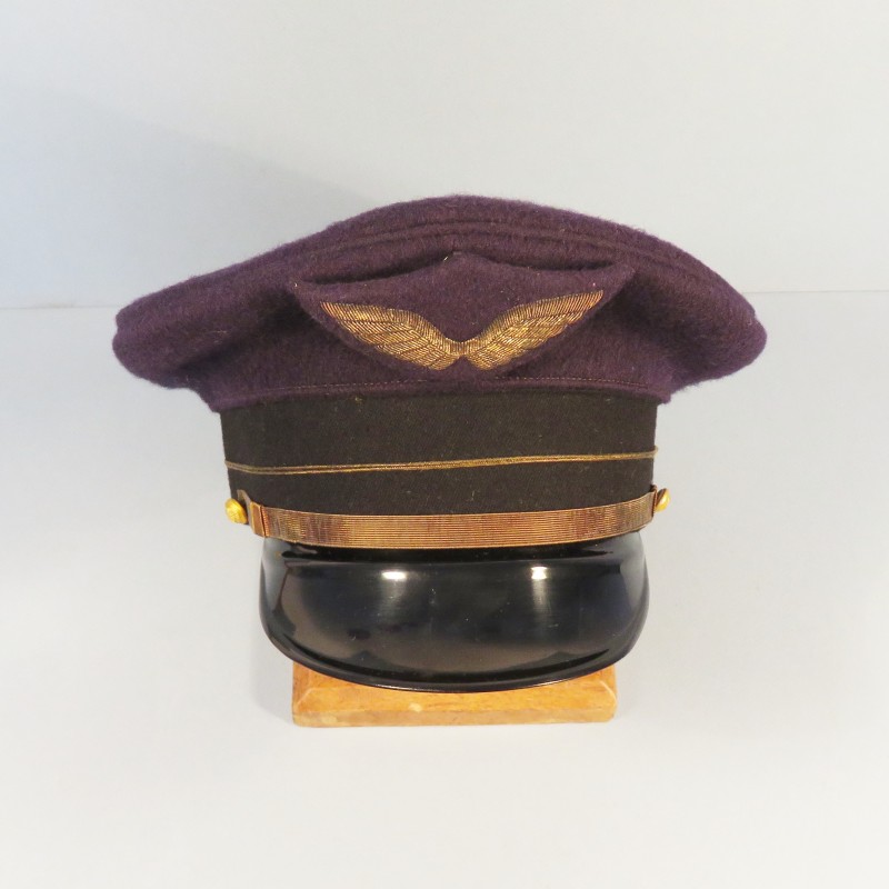 CASQUETTE AVIATION ANNEES 1950 ADJUDANT TAILLE 56 ARMEE DE L'AIR ET PERSONNEL NAVIGANT