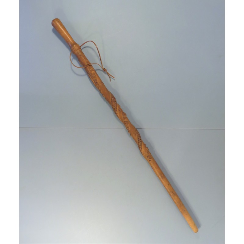 ARTISANAT CANNE SOUVENIR DU SOLDAT CAMPAGNE DE 1939-1940 GRAVEE ST GERY LOT 1940